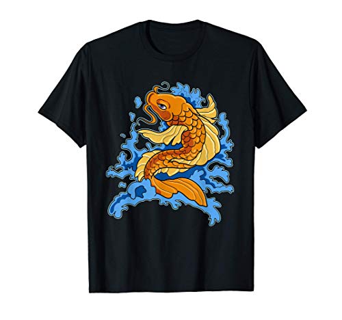 Pez Koi asiático Pez tradicional japonés Carpa Koi Camiseta