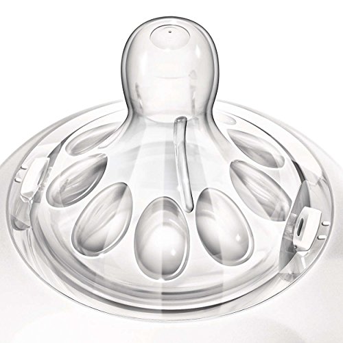 Philips Avent SCF697/17 - Biberón, tetina suave y flexible, anticólicos, PP 0% BPA, 330ml, color rosa