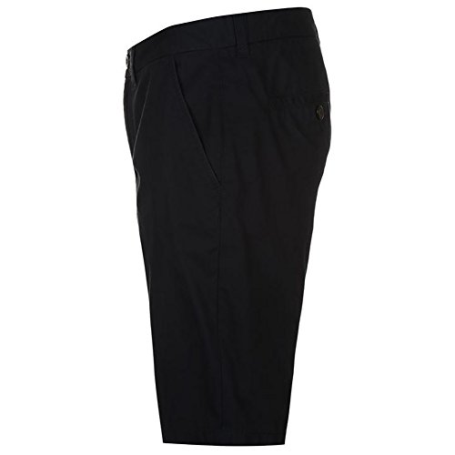 Pierre Cardin Hombre Pantalones Cortos Chinos Clásicos 100% Algodón con Cintura Trenzada - Multicolor - Mediana - XX tamaños Grandes Disponibles (XL, Sin Cinturón - Navy)