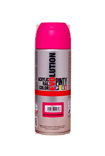 PINTYPLUS EVOLUTION 547 Pintura spray Acrílica Brillo 520cc Telemagenta Ral 4010, Estándar