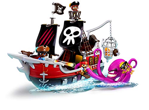 Pinypon Action- Barco Pirata, Juguete Recomendable (Famosa 700015803)