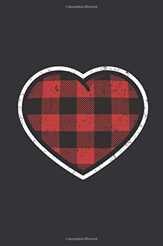 Pitmaster's Log Book and BBQ Cooking Journal: Buffalo Plaid Heart Distressed Valentine's Day | Take Notes, Track your times and temps, Refine Process, ... the Best BBQ Recipes - Meat Not Included!