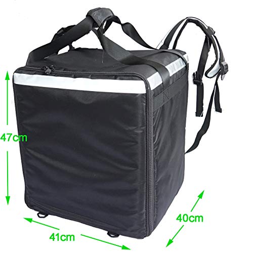 pk-76z: mochila de entrega de pizza, pizza Bolsa de entrega, entrega de comida bolsa con capa de flexible, mantener caliente, 16 "L x 15" W x 18 "H