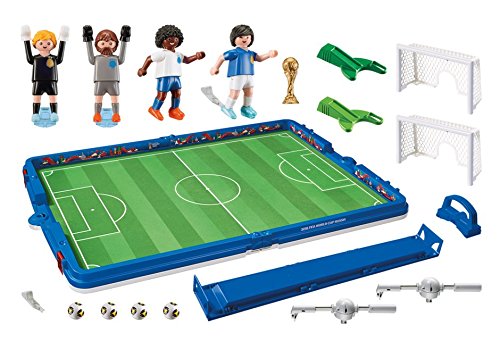 Playmobil-2018 FIFA World Cup Russia Campo de Fútbol Maletín, única (9298)