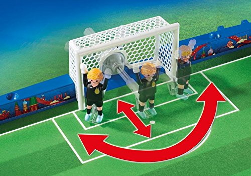 Playmobil-2018 FIFA World Cup Russia Campo de Fútbol Maletín, única (9298)