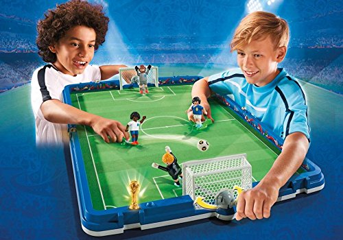 Playmobil-2018 FIFA World Cup Russia Campo de Fútbol Maletín, única (9298)