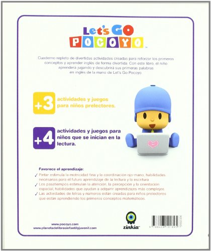 Pocoyo let's go: libro de actividades +4 (Primeras palabras)