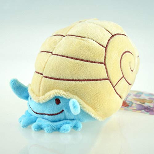 Pokemon Variety Monster Transformed Plush Doll Ammonite Muñeca de Ojos pequeños