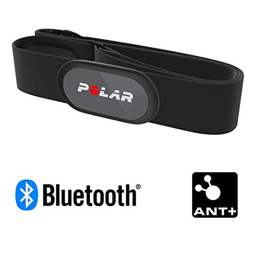 Polar H9 - Sensor de Frecuencia Cardíaca - ANT+ / Bluetooth - Sensor de FC Resistente al Agua con Elástico para Entrenar en el Gimnasio, Hacer Ciclismo, Correr o Practicar Deporte al Aire Libre