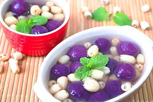 Polvo De Camote Morado - 100% Natural - Delicioso Polvo De Camote Crudo Que Cambia De Color | Agregar Al Cereal, Gachas, Yogurt, Batidos | Peso Neto: 75g