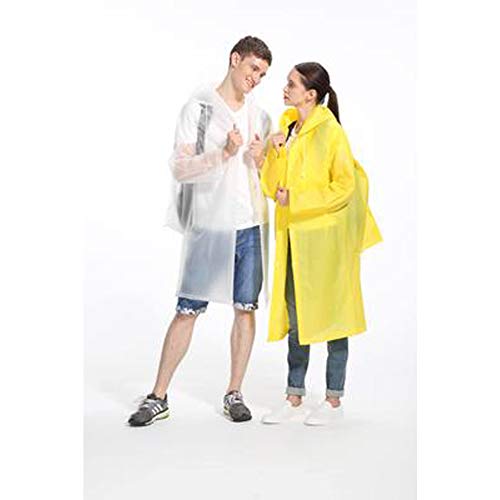 Poncho impermeable que se puede reutilizar ropa de lluvia, moda EVA gelatina, adhesivo impermeable, mochila Poncho, senderismo, viaje, senderismo, impermeable, hombres y mujeres, color, blue-L