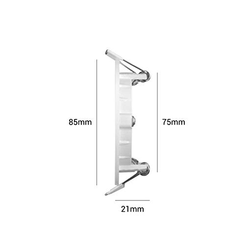 POPP- （Pack x 2 ）downlight led Placa LED redondo 3W luz fria,chip OSRAM (6000K, 3W)[Clase de eficiencia energética A+]