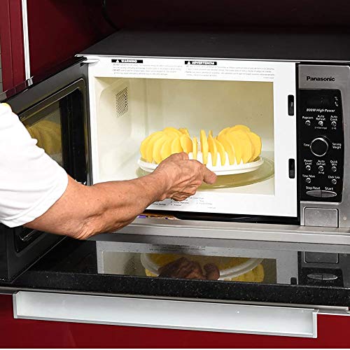 Potato Chip Maker Calorías De Bricolaje De Microondas De Baja Al Horno De Patata Patatas Fritas Parrilla Sin Grasa Maker Panadería Y Repostería Herramientas Accesorios De Cocina