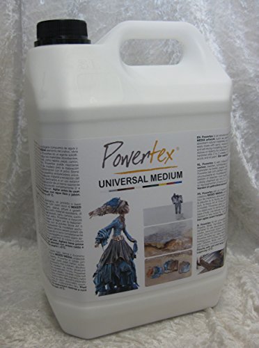 Powertex Pasta endurecedora de Tejidos, Color Transparente, ver descripción, 5000 G