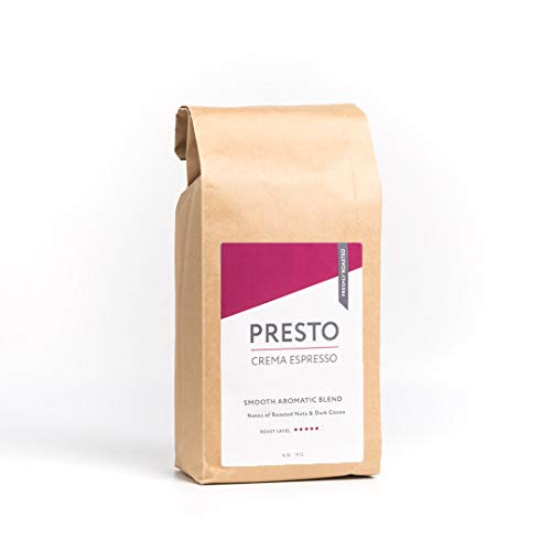 Presto Granos de Café - Crema suave media y café tostado en grano oscuro 1 KG