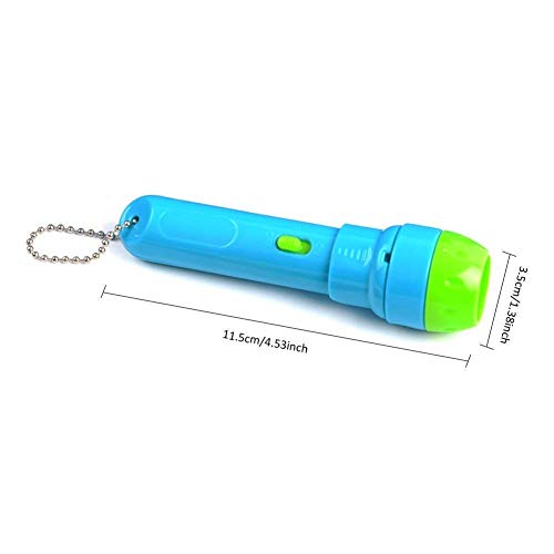 PROACC Proyector para niños Historia Story Proyector Proyección Antorcha para Linterna Baby Flashlight Juguete, 4 Temas para 32 imágenes, Baby Bedtime Educativo Juguete Regalo para Niños (pequeña)