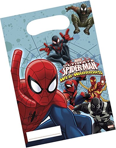 Procos 10108574B - Set para Fiesta Infantil - Ultimate Spiderman - Web Warriors, tamaño XL, 72 Piezas