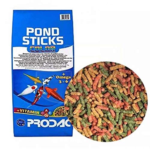 Prodac ALIMENTO para Carpas KOI Peces DE Colores Estanque 42 litros 7,5 KG