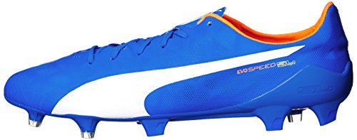 PUMA Evospeedslfg-m - Bañador de Payaso para Hombre, diseño de pez Azul con limón, Blanco y Naranja, Talla 47 EU