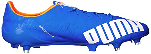 PUMA Evospeedslfg-m - Bañador de Payaso para Hombre, diseño de pez Azul con limón, Blanco y Naranja, Talla 47 EU