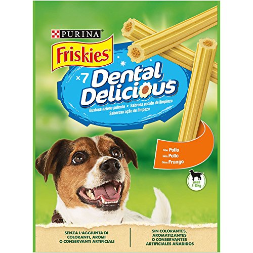 Purina Friskies Dental Delicious golosina dental para Perro Pequeño 6 x 100 g