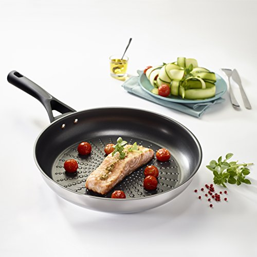 Pyrex Expert Touch, Sartén de Acero Inox, 28 cm, Antiadherente ultra resistente