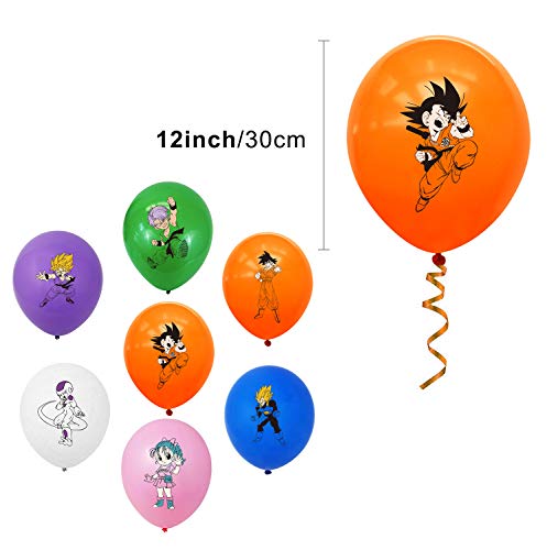 Qemsele Globos para fiestas de Niños, 50Pcs Globos Fiesta Cumpleaños Decoración Dibujos animados 12inch Globos de latex con confeti dentro y Cintas, para Favores Regalo Carnaval Boda(Superhero)