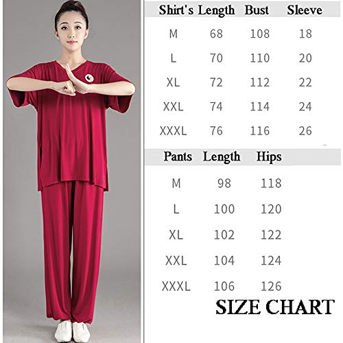 QIQI Mujer Uniforme de Artes Marciales,Zen Traje Tradicional Vintage Wing-Chun Shaolin Entrenamiento Meditación Yoga,Blanco,XXL