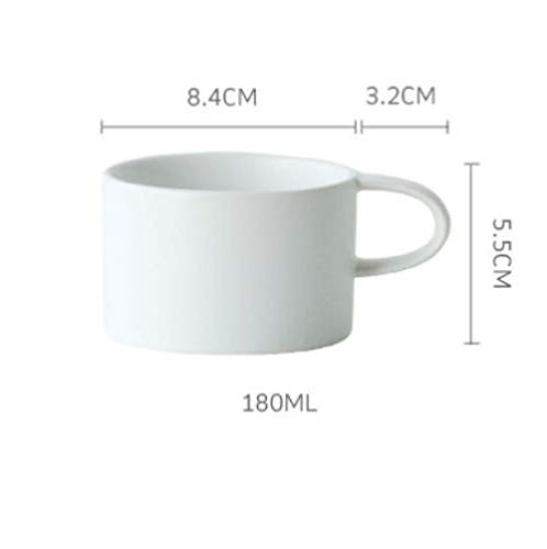 qnmbdgm Taza Macarrón Colores Sólido Mate Taza Estilo nórdico Tazas