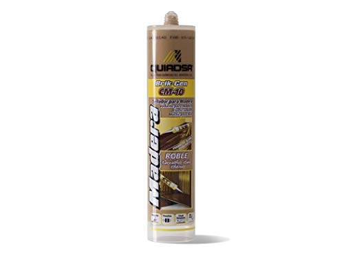 Quiadsa 52502320 Sellador Elástico para Madera, Roble, 300 ml