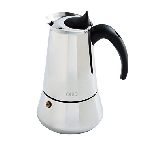 Quid 7605001 Cafetera de acero inoxidable