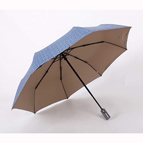 QVQV Paraguas Creativo AutomáTico Cowboy 8 Estructura De Refuerzo óSeo Paraguas Plegable ProteccióN UV Parasol Parasol