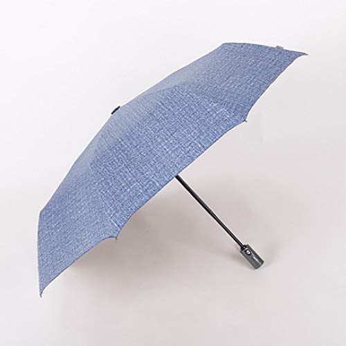 QVQV Paraguas Creativo AutomáTico Cowboy 8 Estructura De Refuerzo óSeo Paraguas Plegable ProteccióN UV Parasol Parasol