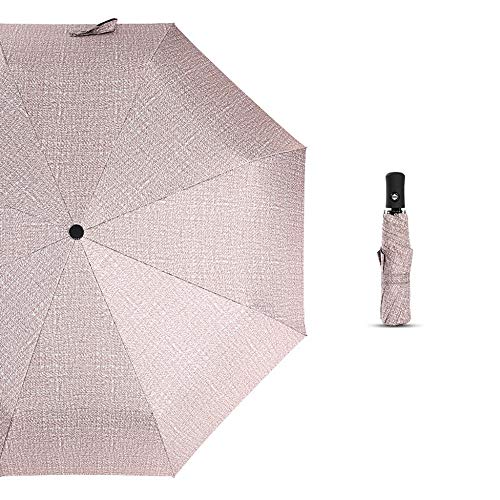 QVQV Paraguas Totalmente AutomáTico Plegable Vaquero Paraguas 8 Estructura De Refuerzo De Hueso Parasol