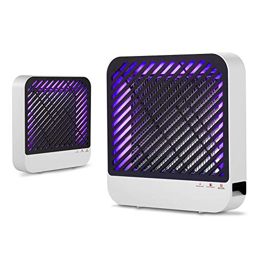 Rabbfay Interior Insecto Zapper UV LED Ligero Volar Zapper Lámpara Antimosquitos, No Tóxico Interior Volar Colector Insecto Trampa Lámpara, para Residencial, Comercial Y Industrial Utilizar