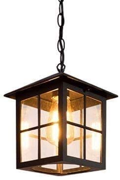 Raelf Retro Patio de la lámpara lámpara de Pared IP 65 Aluminio Industrial Vintage Pantalla de Cristal de la lámpara Europea y de Campo de Estilo Americano Que cuelga Luces de Edison Luces Pendientes