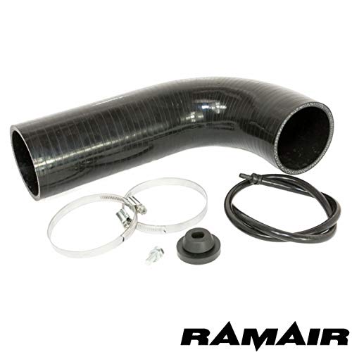 Ramair Filters JSK-120-BK 2.0TDI Kit de entrada de filtro de aire de inducción de escudo térmico