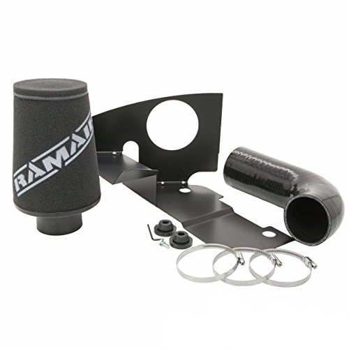 Ramair Filters JSK-123-BK EA888 2.0TFSI Kit de inducción de filtro de aire de protección térmica