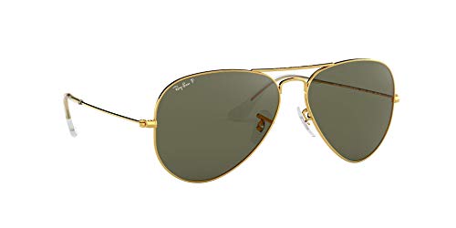 Ray-Ban - Gafas de sol Aviador RB3025 Aviator metal, Gold