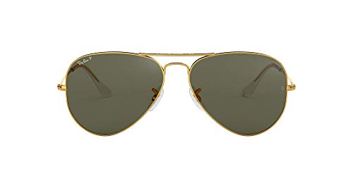 Ray-Ban - Gafas de sol Aviador RB3025 Aviator metal, Gold