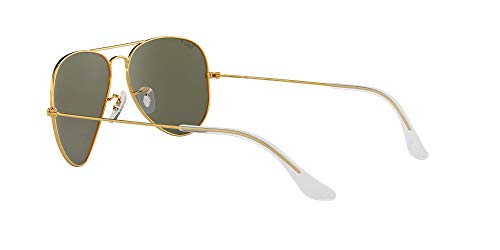 Ray-Ban - Gafas de sol Aviador RB3025 Aviator metal, Gold