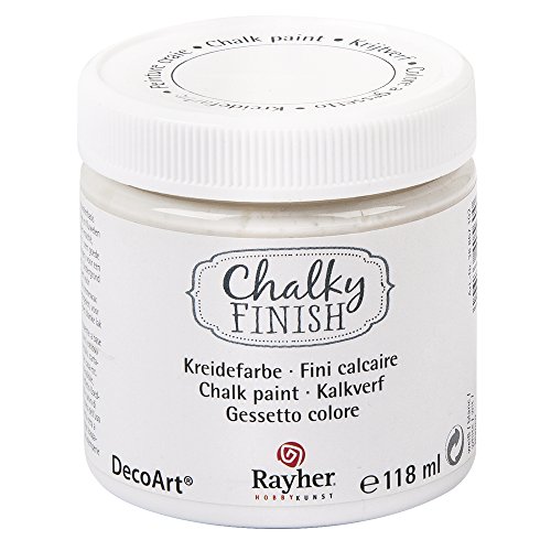 RAYHER HOBBY Chalky Finish, blanco, bote 118ml