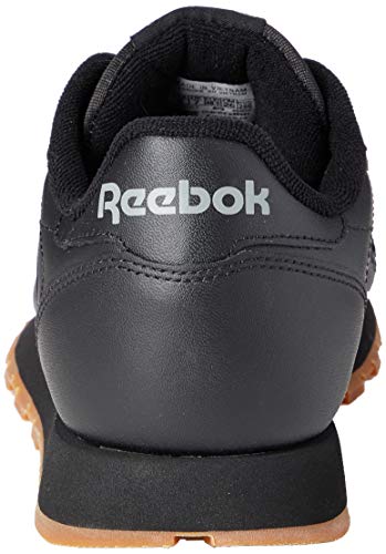 Reebok Classic Leather - Zapatillas de cuero para hombre, color negro (black / gum 2), talla 44.5