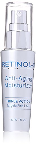 RETINOL-X retinol-x triple action anti-aging crema hidratante, de 1 onza de la botella