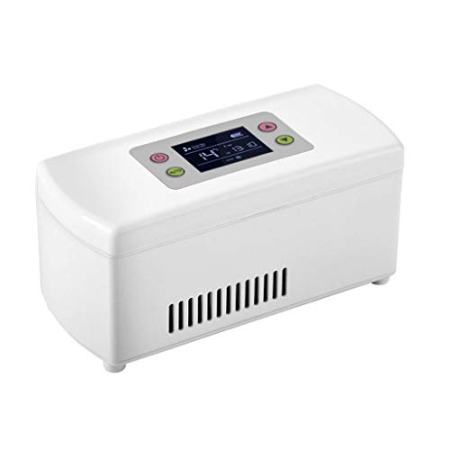 rgbh Vacuna de Insulina Interferón Medicinal Refrigerador pequeño portátil Mini del Frigorífico DC12V / AC220V White