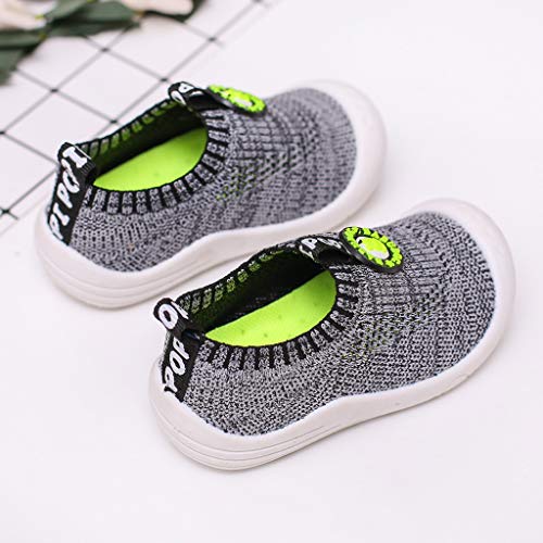 Riou Zapatillas Deportivas Unisex para niños y niñas Casuales Antideslizante Zapatillas Tejido Hueco Transpirable Calzado Deportivo Calcetines Zapatos Ligeras