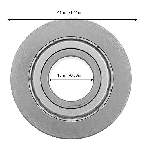 Rodamiento de Rodillos de Guía de Bolas Rodamiento de Bolas Sellado de Guía de Rodillos de Carril de 15 * 41 * 20 Mm en V