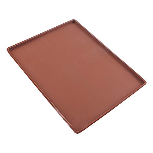 Rodillo suizo de la torta de Silicón antiadherente para hornear Mat Horno flexible Bandeja de horno para hornear Utensilios de cocina casera de la cocina para las galletas de la torta Barbacoa (S)