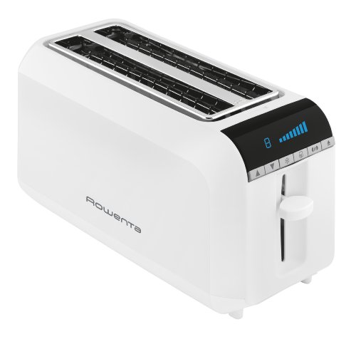 Rowenta Tl6811 Tostadora Con Pantalla Digital, 1600 W, 2 Ranuras, Blanco