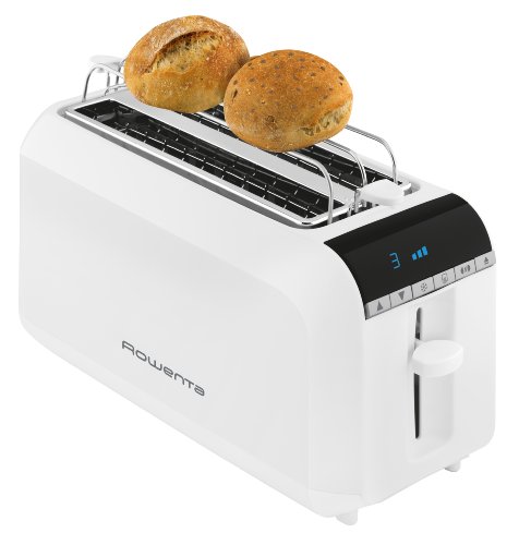 Rowenta Tl6811 Tostadora Con Pantalla Digital, 1600 W, 2 Ranuras, Blanco